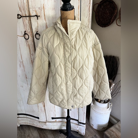 New Mango oversized quilted anorak jacket - Picture 9 of 11
